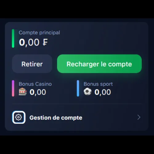 Repérez le menu où se trouve le bouton de dépôt.