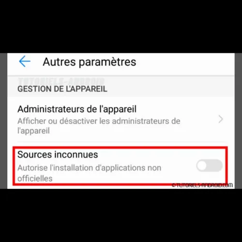 Pour commencer, vous devrez activer le téléchargement de l'application 1Win dans les paramètres de votre téléphone mobile.