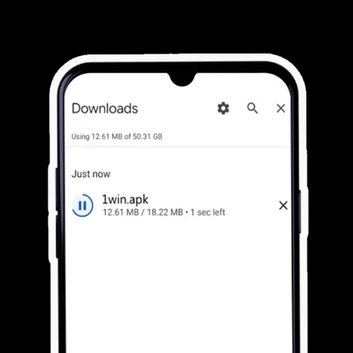 Assurez-vous de suivre les directives affichées sur l'écran de votre mobile pour achever le téléchargement de l'application.