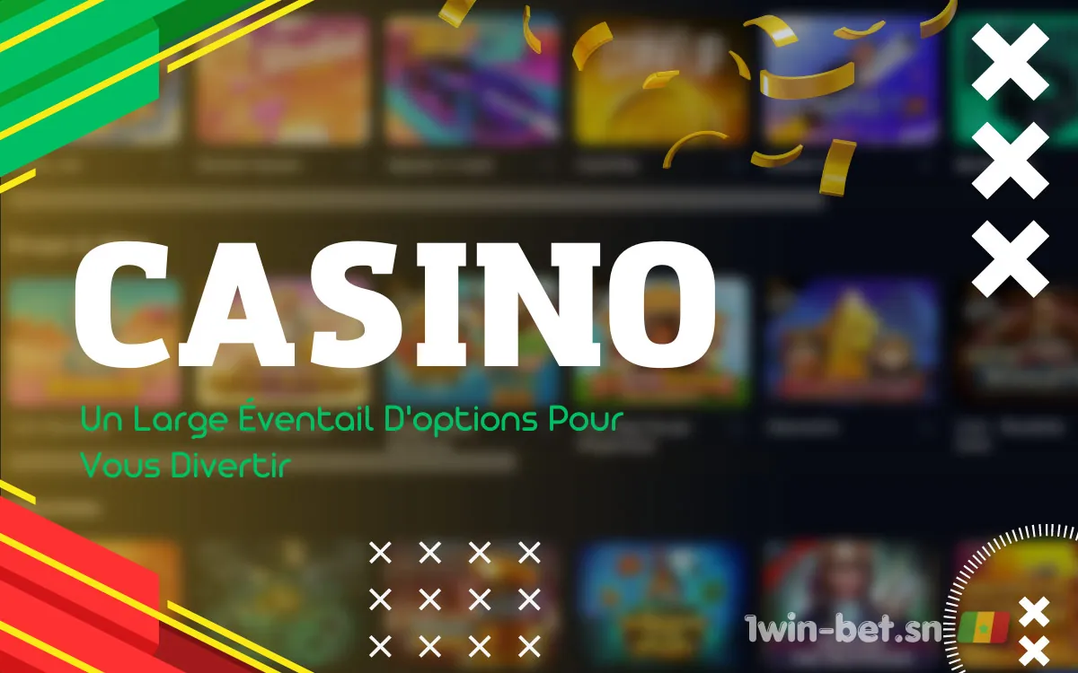 Profitez d'une diversité de jeux de casino - une large gamme d'options pour votre amusement