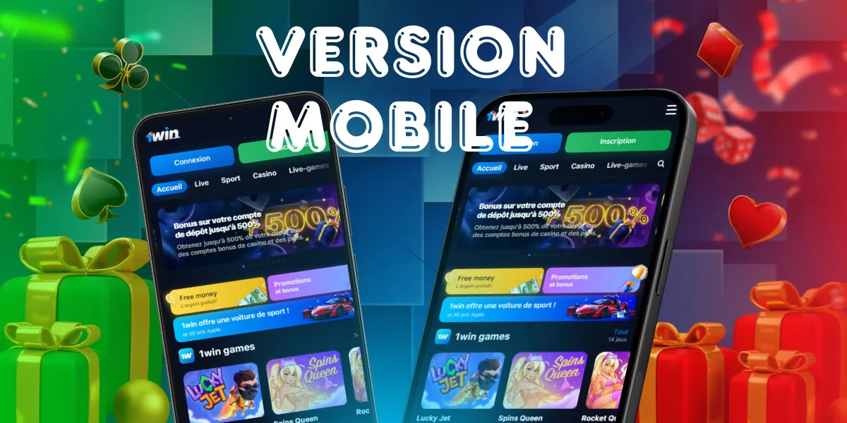 Version mobile de 1Win