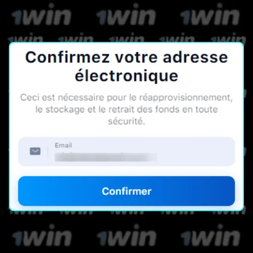 Vérification du compte