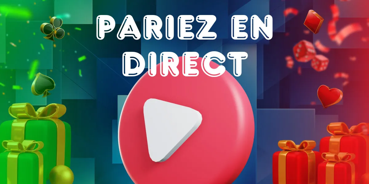 Pariez en direct