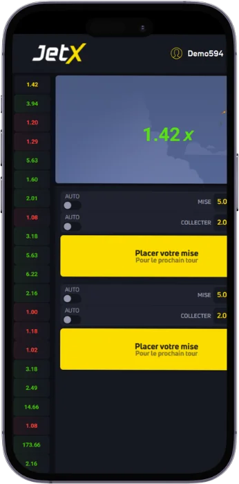 Jeu de JetX