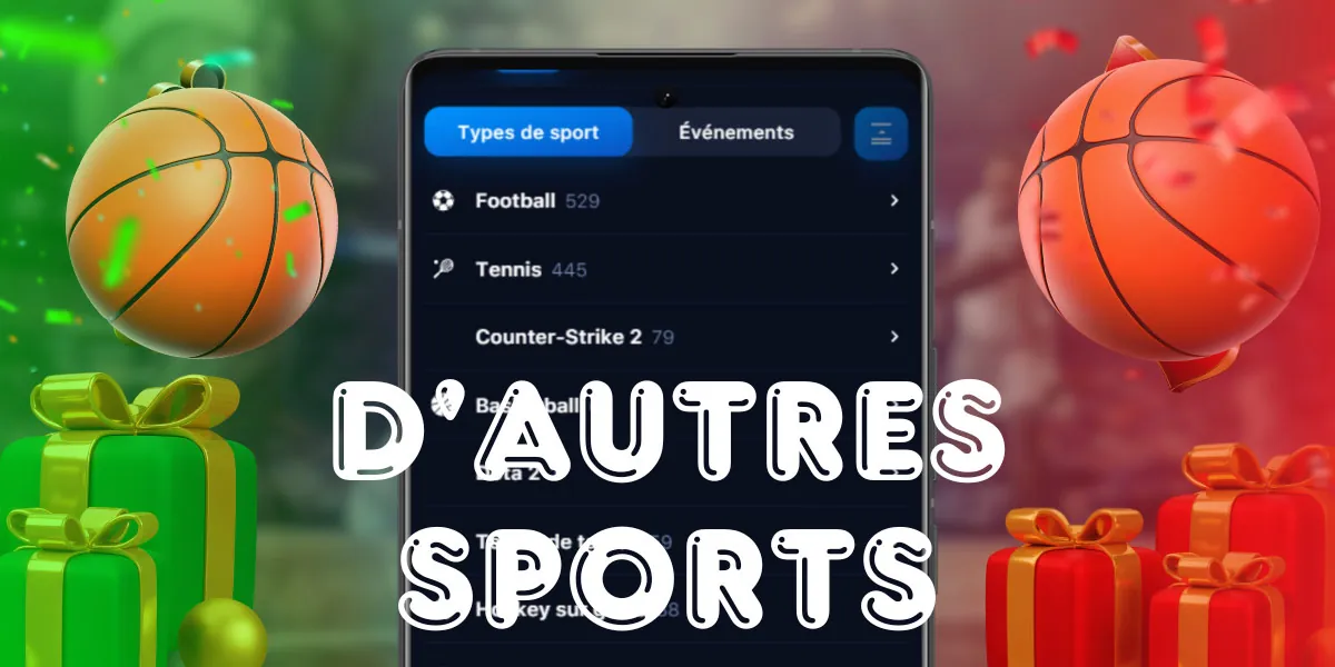 1win d'autres sports populaires